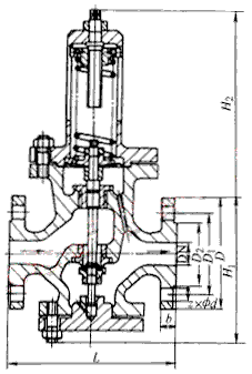 Y42X-16QY42F-16 ͵ɱĤʽѹμṹߴʾͼ